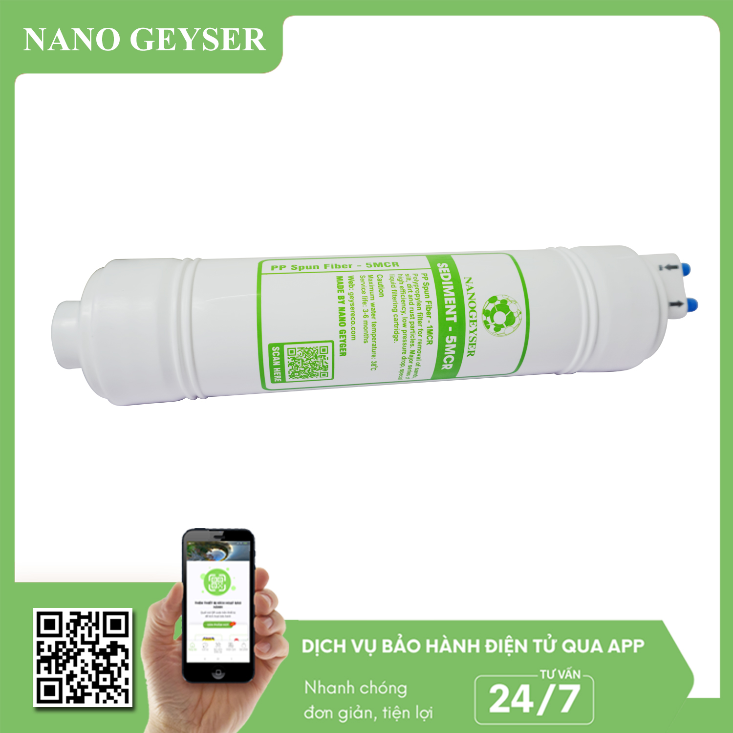 Lõi 1 slim - Lõi Sediment 5 MCR Nano Geyser